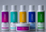 do cosmetics label design product packaging and 3d mockups